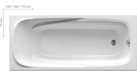 RAVAK Vanda II 160x70