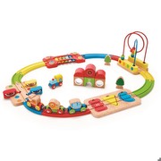 HaPe Regenbogen-Puzzle Eisenbahnset