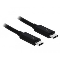 Delock Thunderbolt 3 (20 Gb/s) USB-C Kabel Stecker zu Stecker passiv 1,0 m (84845)