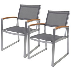 Garden Pleasure Stuhl Ava 2er-Set Garden Pleasure Stuhl Ava 2er-Set