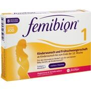 Femibion 1 Kinderwunsch + Frühschwangerschaft ohne Jod 60 Stk.