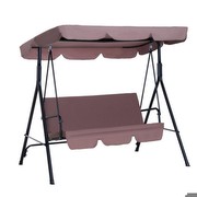 Outsunny Hollywoodschaukel 3-Sitzer 172 x 110 x 153 cm