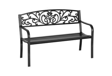 Outsunny Parkbank Metall 2-Sitzer