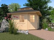 WEKA Gartenhaus 149 A 5-Eck + Dachaufsatz Gr. 2