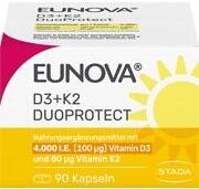 STADA Eunova DuoProtect D3+K2 4.000 I.E. Kapseln 90 Stk. STADA Eunova DuoProtect D3+K2 4.000 I.E. Kapseln 90 Stk.