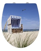 Wenko WC-Sitz Strandkorb