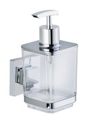 Wenko Vacuum-Loc Edelstahl Seifenspender Quadro