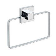 Wenko Vacuum-Loc Edelstahl Handtuchring Quadro