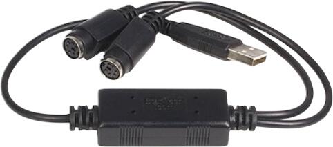 StarTech.com USB auf PS/2 Adapter für Tastatur und Maus (USBPS2PC)
