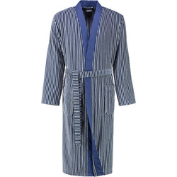 Cawö 2843 Herren Bademantel Kimono Streifen