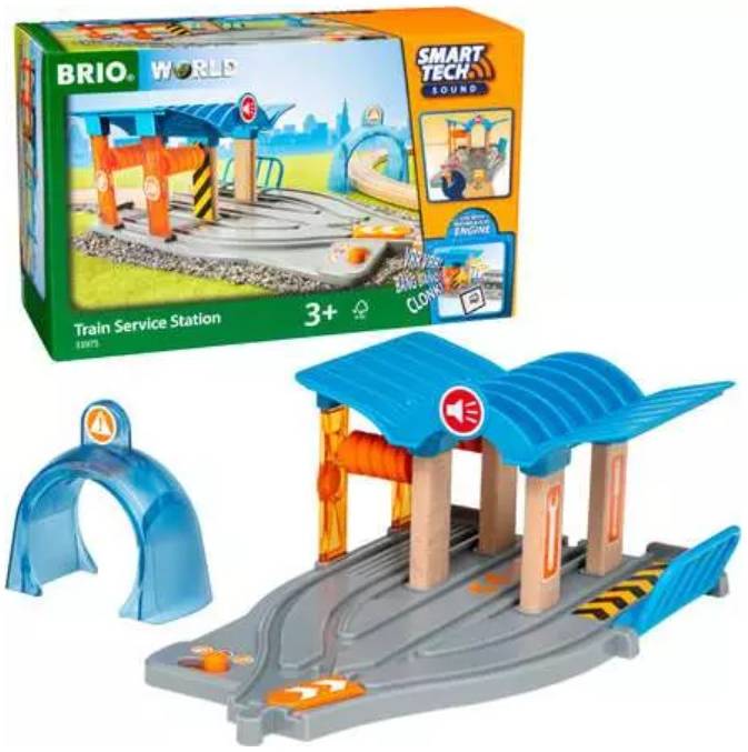 Brio Smart Tech Sound Waschstrasse mit Werkstatt (33975) Brio Smart Tech Sound Waschstrasse mit Werkstatt (33975)