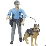 Bruder bworld Polizist mit Hund (62150)