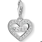Thomas Sabo Charm-Anhänger SISTER weiß (1266-051-14)