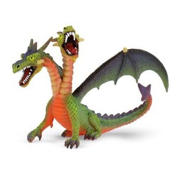 Bullyland Drache mit 2 Köpfen grün (75596)