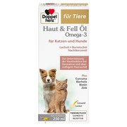 Doppelherz für Tiere Haut & Fell Omega-3 Öl für Katzen & Hunde 250 ml