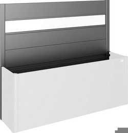 Biohort DaVinci Sichtschutz mit Acrylglas 2 m