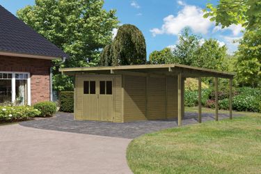 Karibu Doppelcarport Eco 2A (73094)