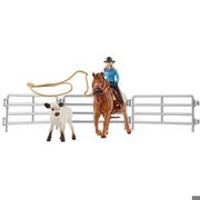Schleich Farm World - Team Roping mit Cowgirl (42577)