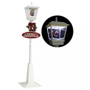 vidaXL Weihnachts-Straßenlampe mit Weihnachtsmann 180 cm