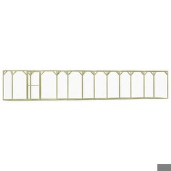 vidaXL Hühnerkäfig Imprägniertes Kiefernholz 1,5 x 9 x 1,5 m vidaXL Hühnerkäfig Imprägniertes Kiefernholz 1,5 x 9 x 1,5 m