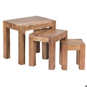 Wohnling Mumbai Beistelltisch 3er Set Wohnling Mumbai Beistelltisch 3er Set