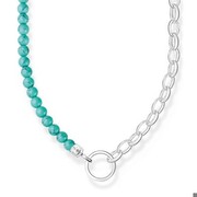 Thomas Sabo Charm-Kette mit türkisen Beads (KE2188-404-17)