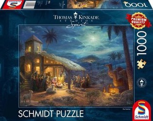 Schmidt Spiele Puzzle Thomas Kinkade Spirit, Jesu Geburt