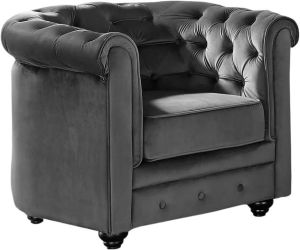 Kauf-Unique Chesterfield Sessel Samt