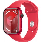 Apple Watch Series 9 GPS + Cellular 45 mm Aluminium mit Sportarmband (MRYE3QF/A)