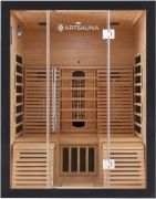 Artsauna Helsinki 150 Infrarotkabine mit Dual-Heizsystem Artsauna Helsinki 150 Infrarotkabine mit Dual-Heizsystem