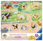 Ravensburger My first wooden puzzles Morgens auf dem Bauernhof (03689)