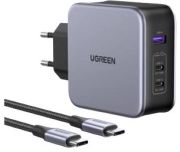 UGREEN Nexode 140W GaN USB-C Wall Charger 3-Ports (90549)