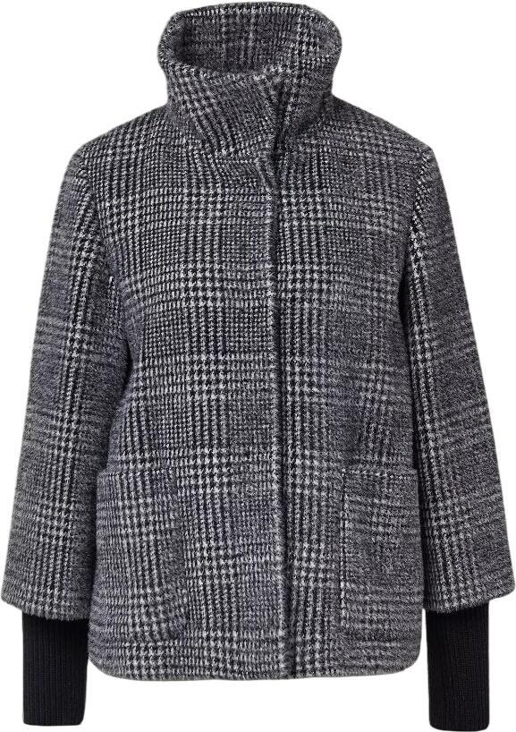 S.Oliver BLACK LABEL Jacke mit Stehkragen und Rippstrick-Manschetten (2171597)