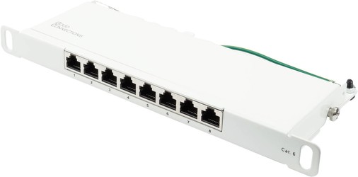 Good Connections Patch Panel 10" Cat. 6 8-Port (GC-N0125) Good Connections Patch Panel 10" Cat. 6 8-Port (GC-N0125)
