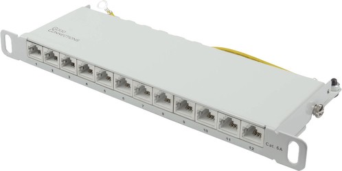 Good Connections Patch Panel 10" Cat. 6A 12-Port (GC-N0132) Good Connections Patch Panel 10" Cat. 6A 12-Port (GC-N0132)