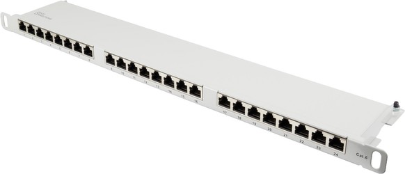 Good Connections Patch Panel 19" Cat. 6 24-Port (GC-N0135) Good Connections Patch Panel 19" Cat. 6 24-Port (GC-N0135)