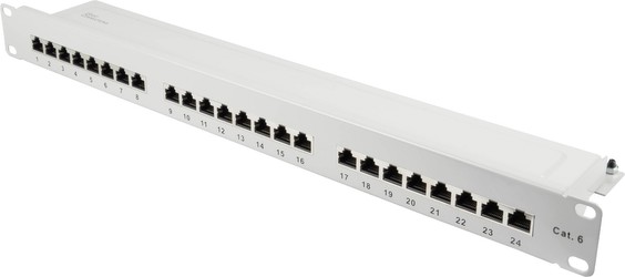 Good Connections Patch Panel 19" Cat. 6 24-Port (GC-N0138) Good Connections Patch Panel 19" Cat. 6 24-Port (GC-N0138)