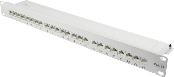 Good Connections Patch Panel 19" Cat. 6A 24-Port (GC-N0144) Good Connections Patch Panel 19" Cat. 6A 24-Port (GC-N0144)