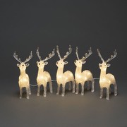 Konstsmide LED Acryl Rentier 5er Set (6288-103)