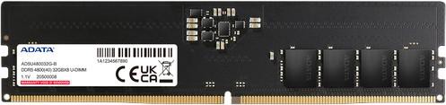 ADATA DIMM DDR5-4800 32GB (AD5U480032G-S) ADATA DIMM DDR5-4800 32GB (AD5U480032G-S)
