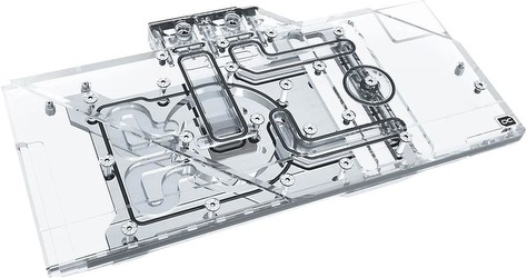 Alphacool Eisblock Aurora Acryl GPX-A Radeon RX 6800/6800XT Gaming X Trio mit Backplate (11949)