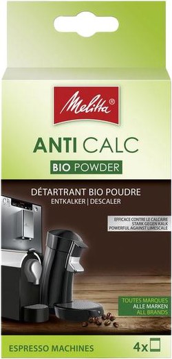 Melitta Anti Calc Bio Pulver für Filterkaffeemaschinen 6 x 20 g