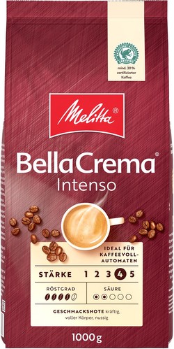 Melitta BellaCrema Intenso (ganze Bohnen) 1 kg Melitta BellaCrema Intenso (ganze Bohnen) 1 kg