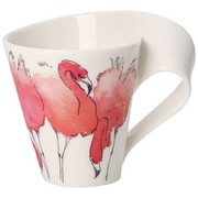 Villeroy & Boch NewWave Caffé Rosa Flamingo Becher mit Henkel