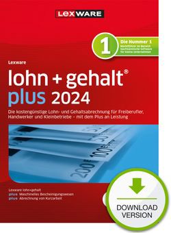 Lexware Lohn+Gehalt Plus 2024 (Jahresversion) Lexware Lohn+Gehalt Plus 2024 (Jahresversion)