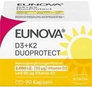STADA Eunova DuoProtect D3+K2 2.000 I.E. Kapseln 90 Stk.