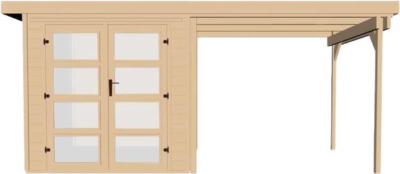 WEKA Gartenhaus 321 B Gr. 1 natur