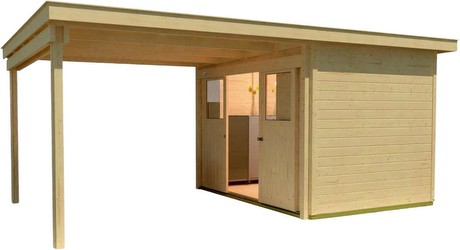 WEKA Gartenhaus 225 A Gr. 2 natur