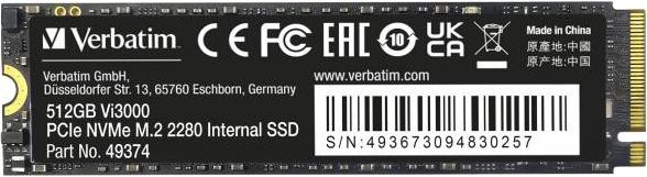 Verbatim Vi3000 512GB (49374) Verbatim Vi3000 512GB (49374)