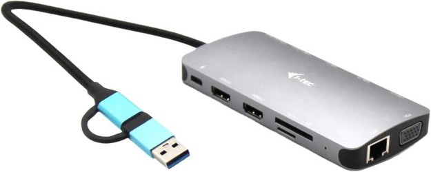 i-Tec USB 3.0 USB-C/Thunderbolt 3x Display Travel Nano Dock (CANANOTDOCKPD)